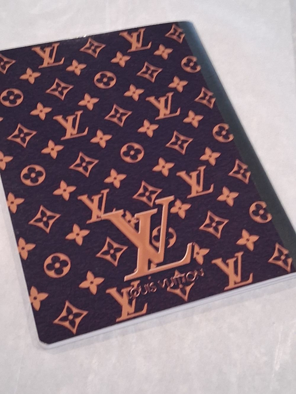 Designer inspired Monogram Composition Notebook - Brown & Black.New - Picture 2 of 5